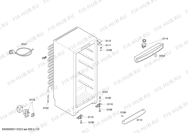 Схема №1 GSD26410NE с изображением Компрессор для холодильника Bosch 00144252