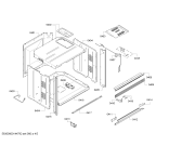 Схема №1 BS281131 с изображением Набор деталей для духового шкафа Bosch 00618038