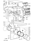 Схема №1 WAL 9767 с изображением Блок управления для стиральной машины Whirlpool 481221479307