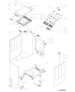 Схема №2 WP12T424EE с изображением Декоративная панель для стиральной машины Whirlpool 481010707111