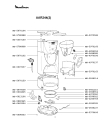 Схема №1 F1837652(0) с изображением Держатель фильтра для электрокофеварки Moulinex MS-0599022