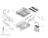Схема №4 SGU84M35 с изображением Передняя панель для посудомоечной машины Bosch 00448968