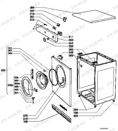 Взрыв-схема комплектующей Tricity Bendix BTD600-020453715000 - Схема узла Section 1