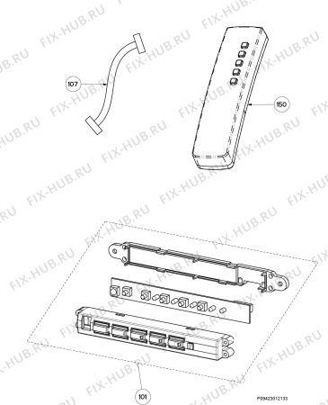 Схема №2 X95254MI1 с изображением Патрон лампочки для электровытяжки Aeg 4055239901