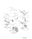 Схема №1 AKS 190/IX с изображением Клавиша для духового шкафа Whirlpool 480121104181
