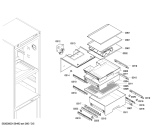 Схема №2 KGF79E92 с изображением Дверь морозильной камеры для холодильника Bosch 00680714