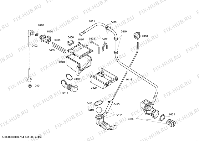 Схема №1 WAE2448KBY с изображением Панель управления для стиралки Bosch 00671588