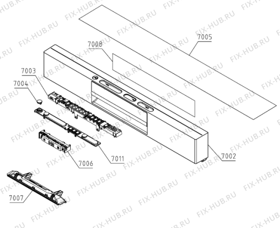 Взрыв-схема посудомоечной машины Upo D6523T (729158, DW30.1) - Схема узла 06