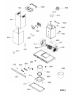 Схема №1 208245204405 PRF0097 с изображением Электропитание для вытяжки Whirlpool 480122100456