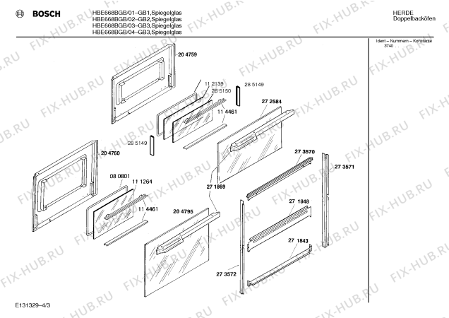 Схема №2 HBE668BGB с изображением Зуммер для плиты (духовки) Bosch 00273574