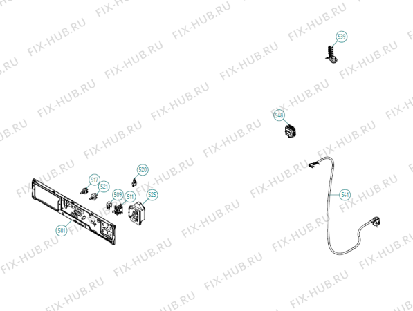 Взрыв-схема стиральной машины Asko T700 CE   -White (335698, TD11CE) - Схема узла 05