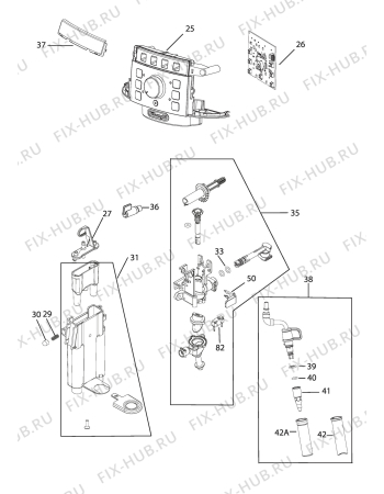 Схема №2 MAGNIFICA S  ECAM21.110.W с изображением Обшивка для электрокофеварки DELONGHI 7313224421