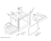 Схема №2 HBN301W1S с изображением Фронтальное стекло для плиты (духовки) Bosch 00711706