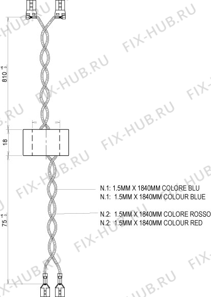 Большое фото - Горелка для духового шкафа Indesit C00264840 в гипермаркете Fix-Hub