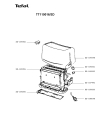 Схема №1 TT110016/3D с изображением Кнопка для тостера (фритюрницы) Tefal SS-189201
