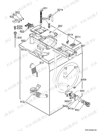 Схема №3 LM75680F с изображением Микромодуль для стиральной машины Aeg 973914531703028
