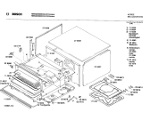 Схема №1 HMG200066 с изображением Рамка для свч печи Bosch 00087399