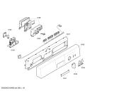 Схема №4 SGS55A12EU с изображением Передняя панель для посудомойки Bosch 00437010