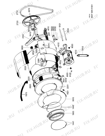 Схема №2 AWG 345 с изображением Другое для стиральной машины Whirlpool 481228219368