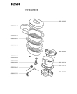 Схема №1 VC135215/90 с изображением Элемент корпуса для электромультиварки Tefal SS-992798