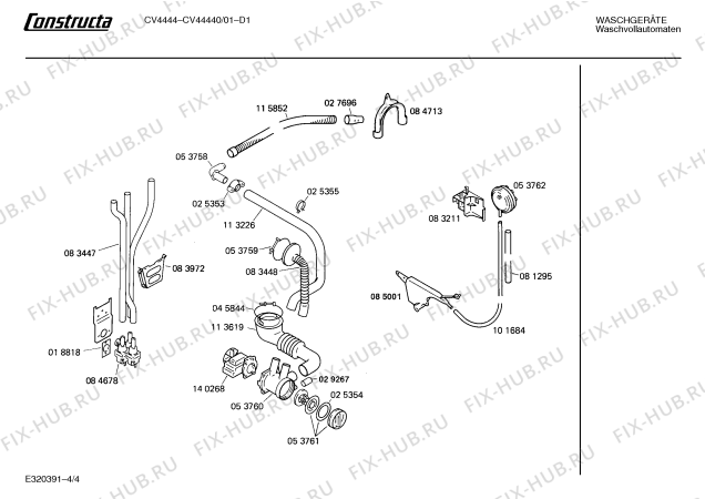 Схема №2 CV44510 CV4451 с изображением Ручка выбора программ для стиральной машины Bosch 00057576
