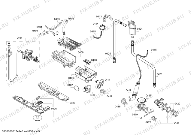 Схема №3 WVH28440AU Wash & Dry Avantixx с изображением Ручка для стиральной машины Bosch 00659232