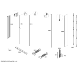 Схема №4 RF463202 с изображением Шина для холодильника Bosch 00670243