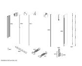 Схема №4 RF413700 с изображением Крышка для холодильника Bosch 00609776