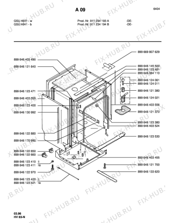 Взрыв-схема посудомоечной машины Zanker GSU 4641B  -D- - Схема узла Section2