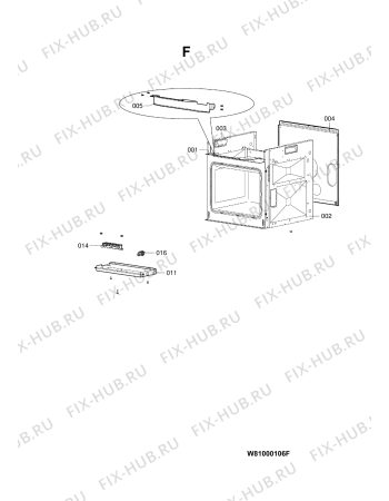 Схема №3 STH 7605 с изображением Заглушка для духового шкафа Whirlpool 480121102977