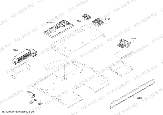 Схема №4 HBN5420UC с изображением Ручка для плиты (духовки) Bosch 00665181