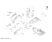 Схема №1 TDA8319 sensixx comfort с изображением Нижняя часть корпуса для электроутюга Bosch 00667636