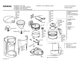 Схема №1 TC40203 с изображением Крышка для кофеварки (кофемашины) Siemens 00418380