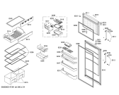 Схема №2 KDN40X03GB с изображением Вкладыш в панель для холодильника Bosch 00669934