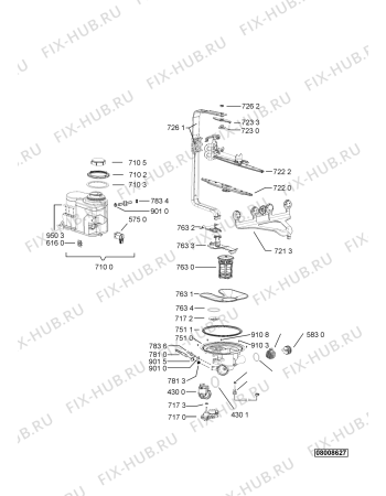 Схема №1 GSI PL 961 A+ IN с изображением Обшивка для посудомоечной машины Whirlpool 481010398224
