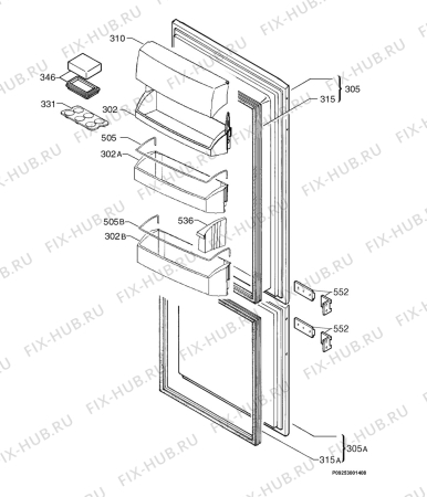 Схема №2 SZ81440I с изображением Поверхность для холодильника Aeg 2251189383