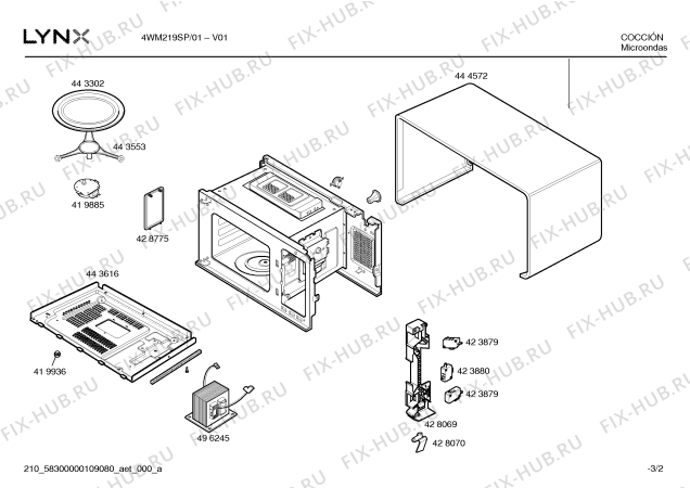 Схема №2 3WG2534 с изображением Клавиша Bosch 00423880