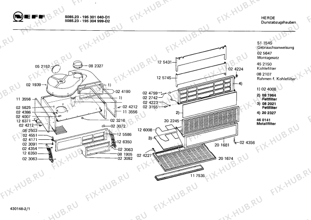 Схема №1 195305316 GB-5085.23M с изображением Конденсатор пластмассовый для вытяжки Bosch 00052145