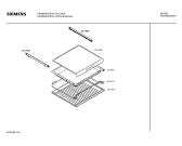 Схема №1 HB49621EU с изображением Панель управления для плиты (духовки) Siemens 00297120