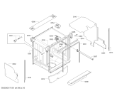 Схема №3 3VF304NA A++ tp3 с изображением Передняя панель для электропосудомоечной машины Bosch 00745875