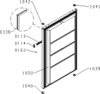 Схема №1 DFS1308J (415820, ZOI1127) с изображением Панель управления для холодильной камеры Gorenje 438007