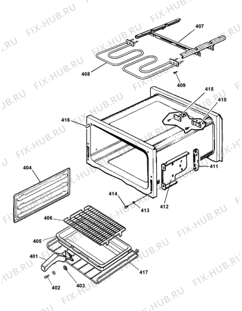 Схема №3 S220EW (F031654) с изображением Обшивка для духового шкафа Indesit C00225223