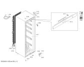 Схема №1 DF1136W3VV, PROFILO с изображением Дверь морозильной камеры для холодильной камеры Bosch 00718459