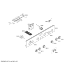 Схема №2 HM624200T с изображением Панель управления для духового шкафа Siemens 00448063