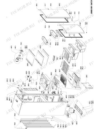 Схема №1 WBE3022NFX с изображением Фитинг для холодильника Whirlpool 480132103362