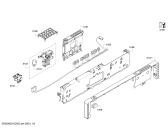 Схема №3 SHX45P06UC с изображением Панель управления для посудомойки Bosch 00683968
