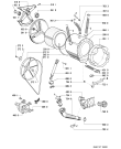 Схема №1 WA ADORINA N с изображением Ручка (крючок) люка для стиральной машины Whirlpool 481249818255