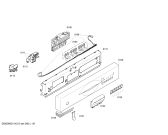 Схема №2 SGI55M06FF с изображением Передняя панель для посудомойки Bosch 00439612