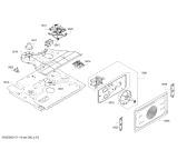 Схема №1 C17E54N3GB с изображением Панель управления для плиты (духовки) Bosch 00744856