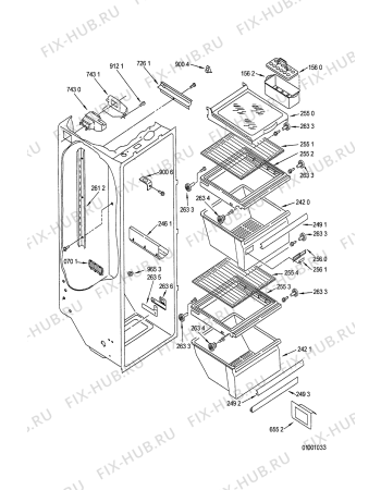 Схема №2 ART 730 с изображением Фитинг для холодильной камеры Whirlpool 481946089615